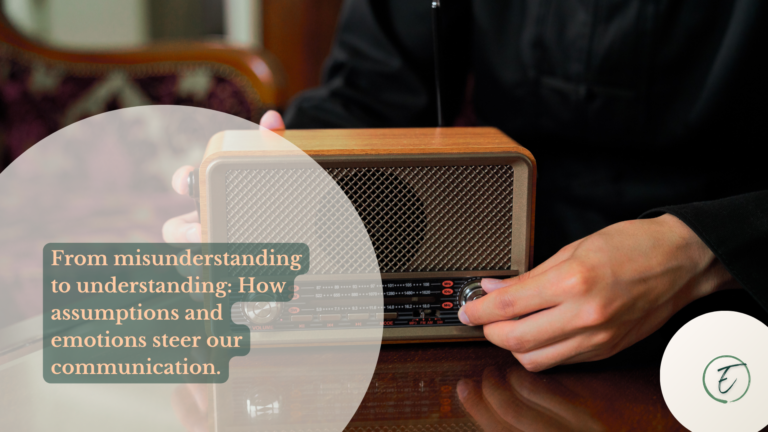 From misunderstanding to understanding: How assumptions and emotions steer our communication